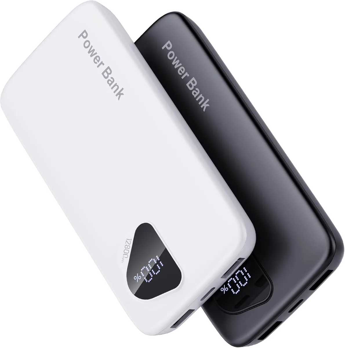 WOOJONG WOOJONG 2-Pack 12800mAh Power Bank with Built-in Cables — product photo