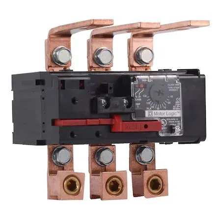 Square D 9065ST420 NEMA overload relay block with terminal screws and adjustment dial