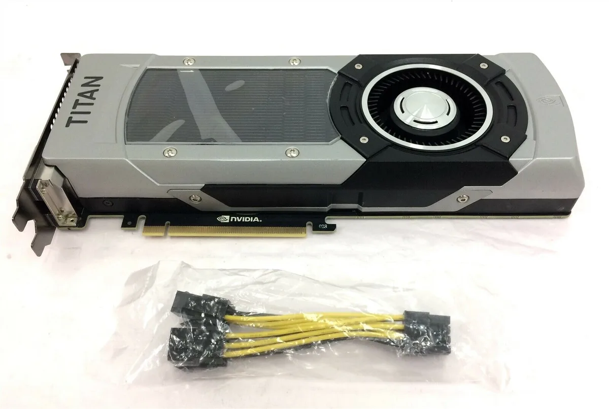 PNY Technologies, Inc. PNY GeForce GTX TITAN Black 6GB graphics card VCGGTXTITANBXPB-CG — product photo