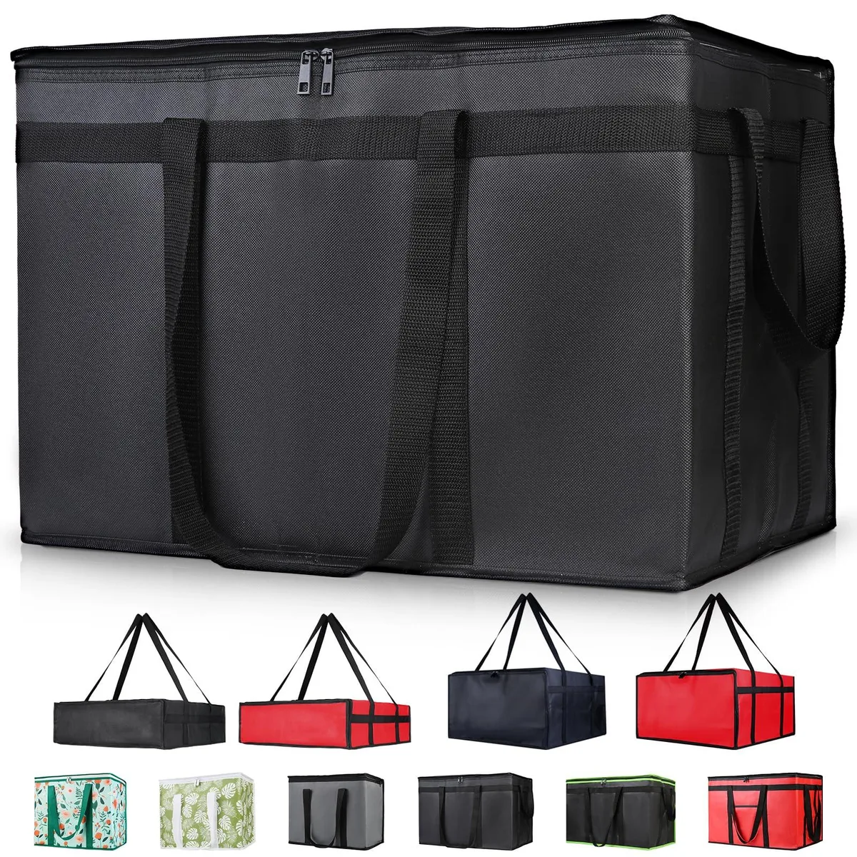 No Sew No Sew insulated bag 23x15x14 in 79L black — product photo