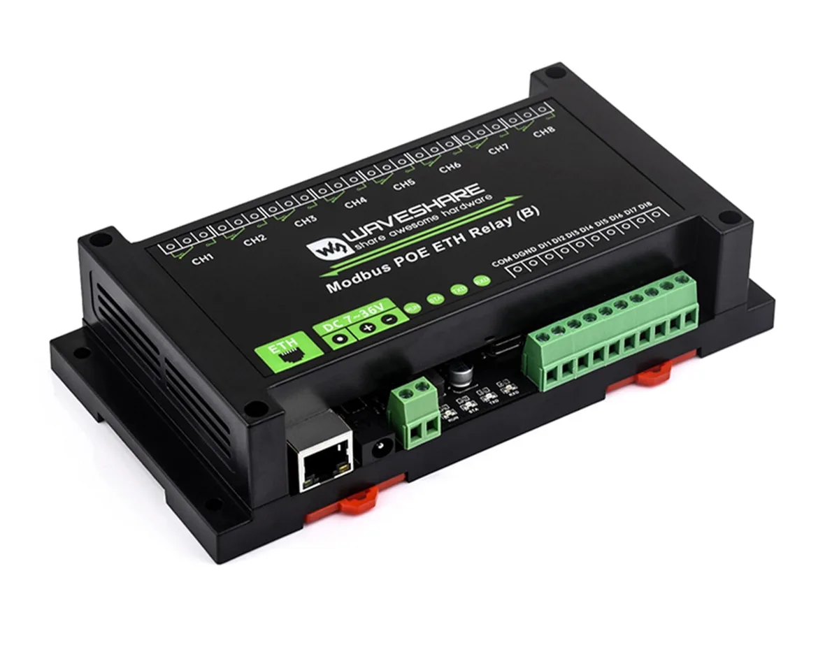Barrow Mods Barrow Mods 8-CH Ethernet Relay Module (B) 2 in 1 accessory — product photo
