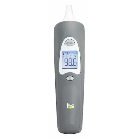 HealthSmart Foods, Inc. HealthSmart 18-220-000 Infrared Digital Thermometer Gray/White — product photo