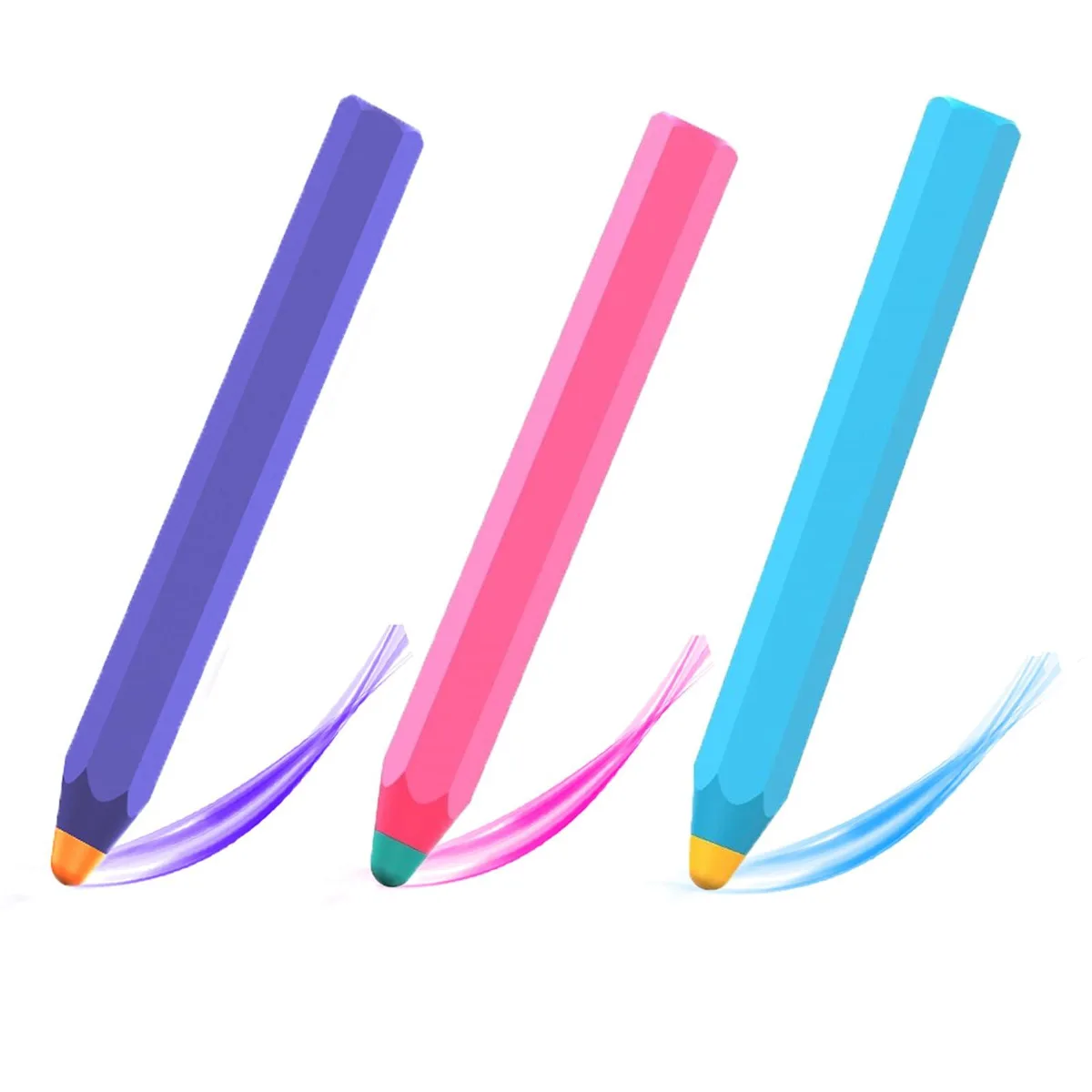Kenkor CS-02 3-Pack Crayon Stylus Pens for Kids — product photo
