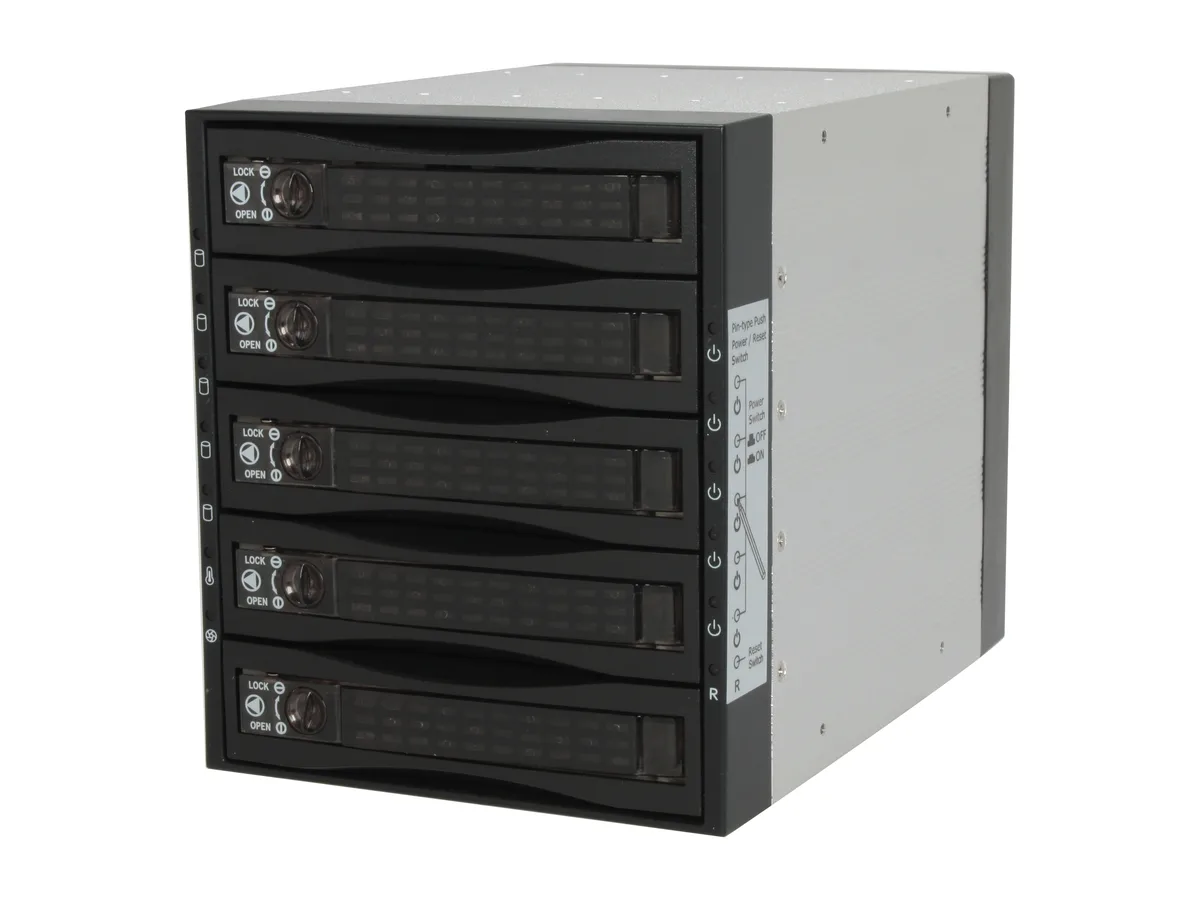Athena Power Athena Power BP-SAC3051B 5×3.5″ SATA/SAS hot-swap backplane hdd accessory — photo du produit