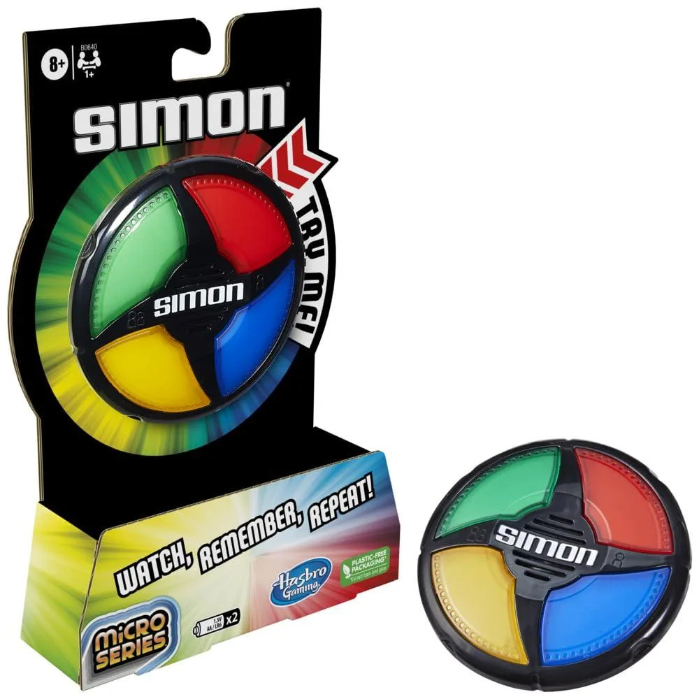  Hasbro Gaming Simon Micro Series Game B0640000 Multicolor — product photo