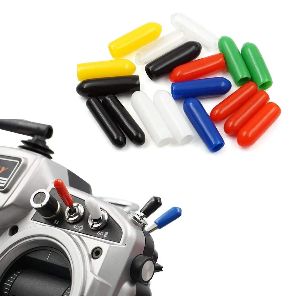  elechawk 18PCAP 18 PCS Anti-Slipping Switch Rubber Cap Sheath Cover — product photo