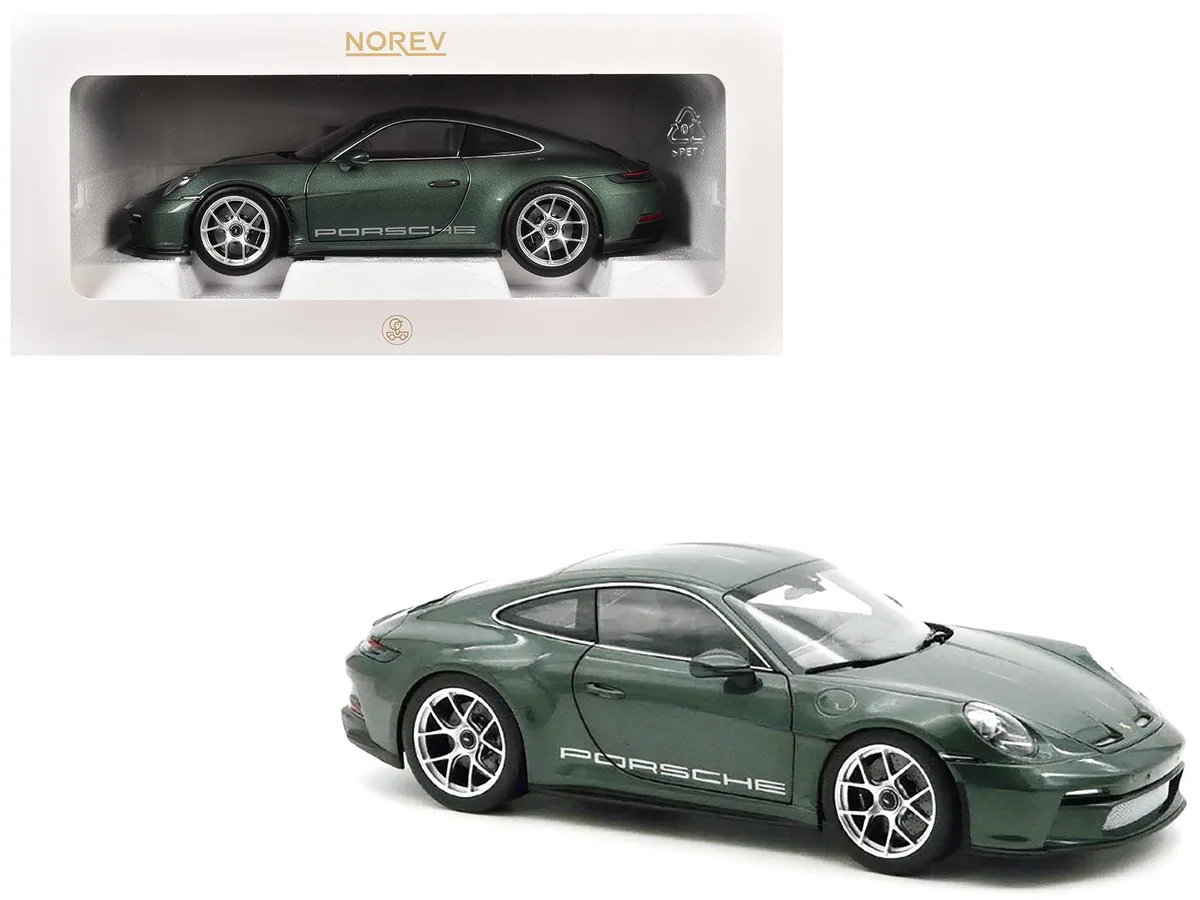 Norev Norev 2023 Porsche 911 S/T Malachite Green Metallic 1/18 Diecast Model Car — product photo
