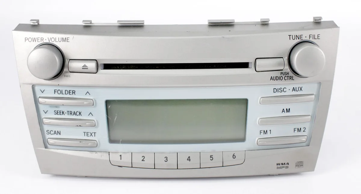 1 Factory Radio 1 Factory Radio 86120-06180 Face 11815 Toyota Camry 2007-2009 AM FM mp3 CD Receiver — product photo