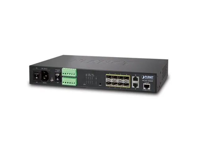 PLANET PLANET MGSD-10080F 8-port SFP + 2-port RJ-45 managed network switch — product photo
