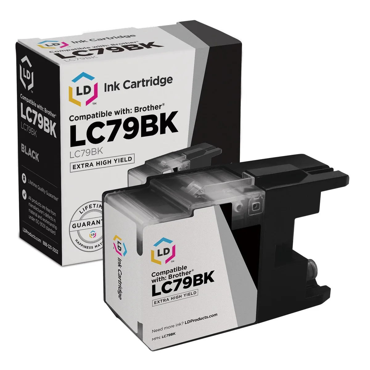 LD Products LD Products Compatible Ink Cartridge for Brother LC79BK Extra High Yield Black 2400 Pages — product photo