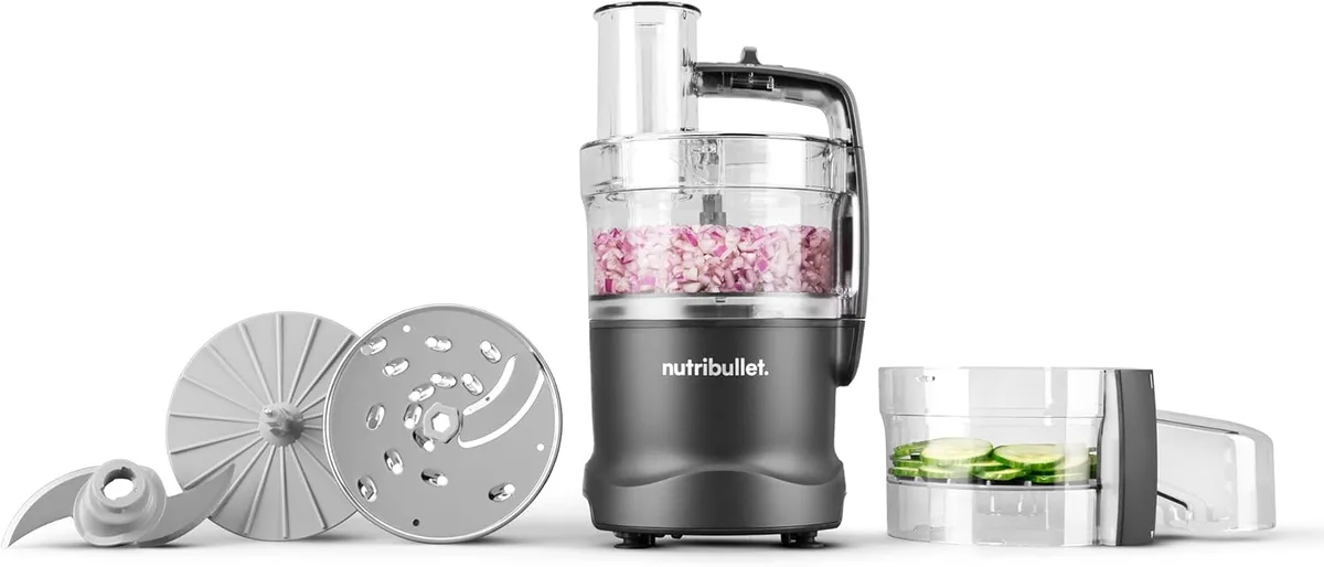 NutriBullet NutriBullet NBP50300 5.5 Cup 600W Food Processor Gunmetal Gray — product photo