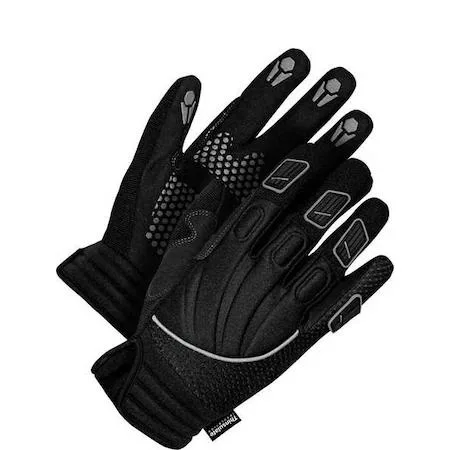BDG BDG 20-9-104-L Classic Leather Gloves Synthetic Leather Palm Black Neoprene Personal Protective Equipment — product photo