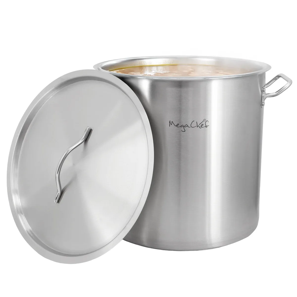 MegaChef MegaChef 510122006M 52.8 Quart Stainless Steel Stock Pot — product photo