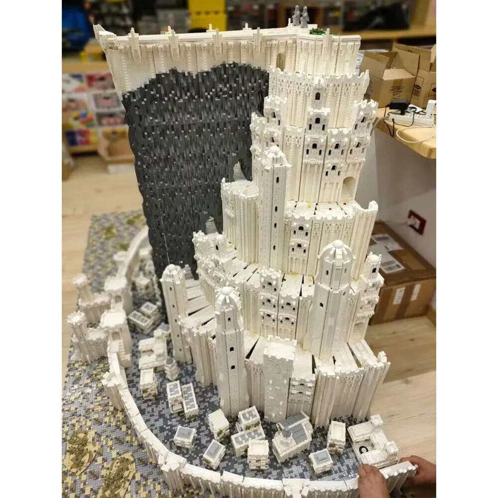ZITIANYOUBUILD ZITIANYOUBUILD Minas Tirith Seven-walled Fortress City 99548 Parts — product photo