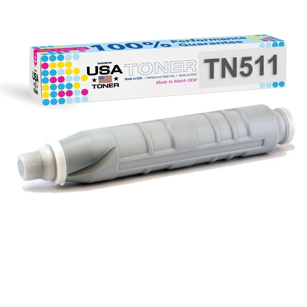 MADE IN USA TONER MADE IN USA TONER Compatible TN511 Black Toner Cartridge for Bizhub 360 361 420 421 500 501 — product photo