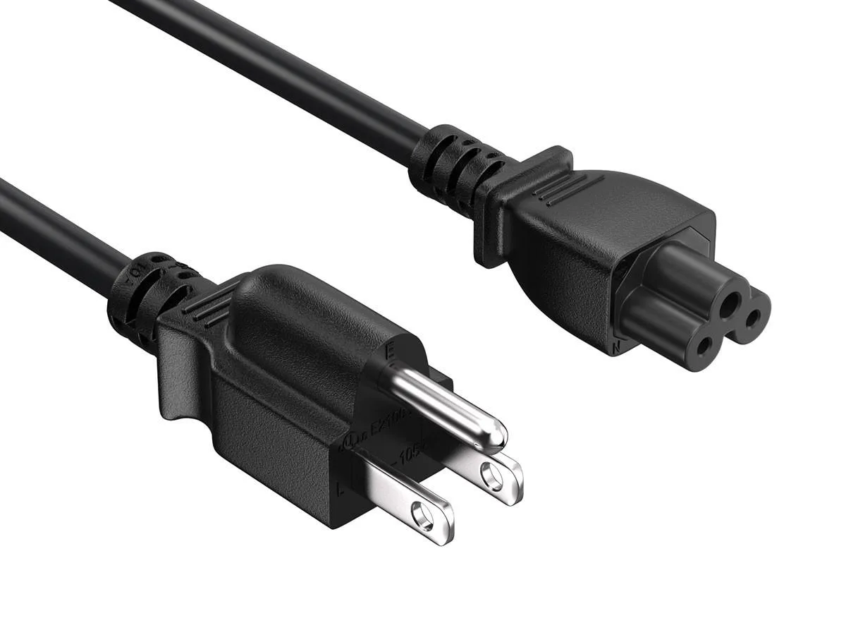 Cable Leader Cable Leader 1ft NEMA 5-15P to IEC C5 18 AWG AC Power Cord for Laptop — product photo