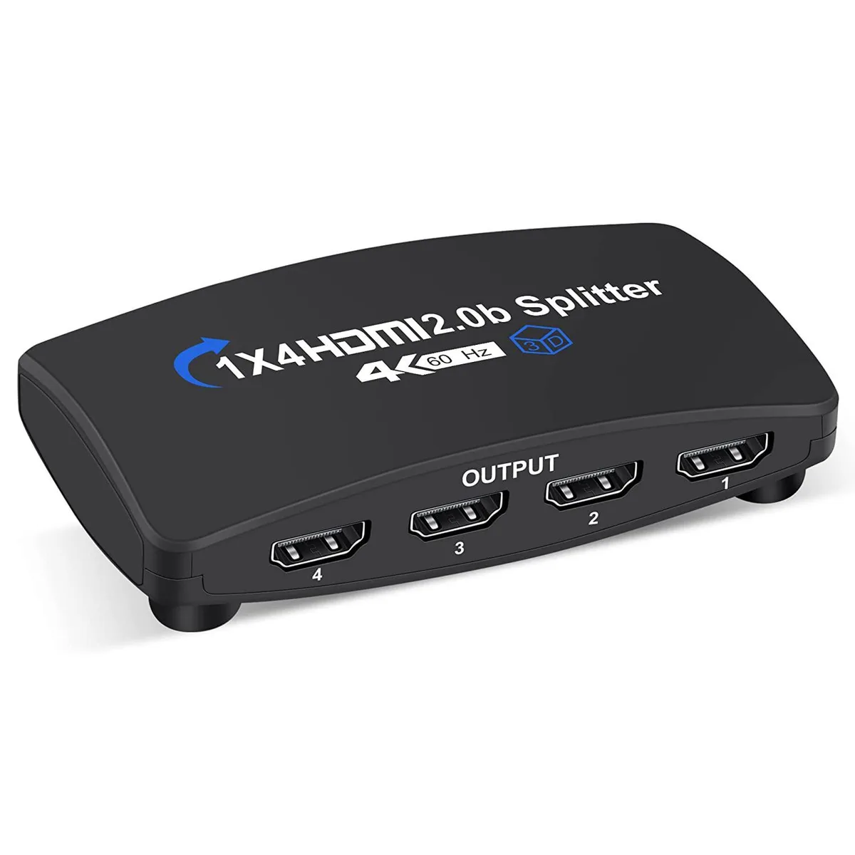 WRIARICH WRIARICH OZF3-2 1×4 HDMI Splitter 4K 60 Hz 18.2 Gbps — product photo