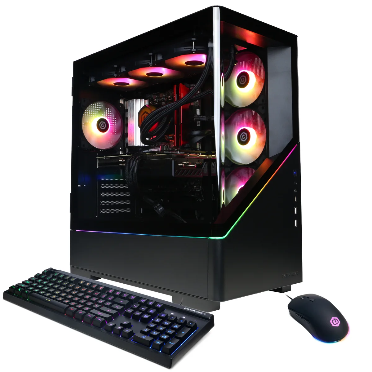 CyberpowerPC CyberpowerPC GXL70937 gaming PC Intel Core Ultra 5 250KF Plus 4.2GHz 32GB DDR5 RTX 5070 12GB 1TB NVMe — product photo