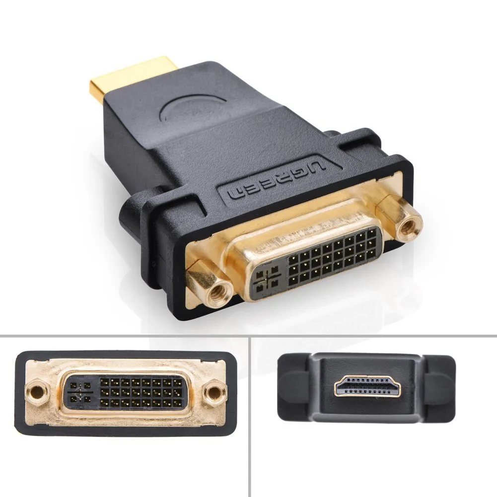 TeKit TeKit 20123 HDMI Male to DVI-D 24+5 Female audio video converter — product photo