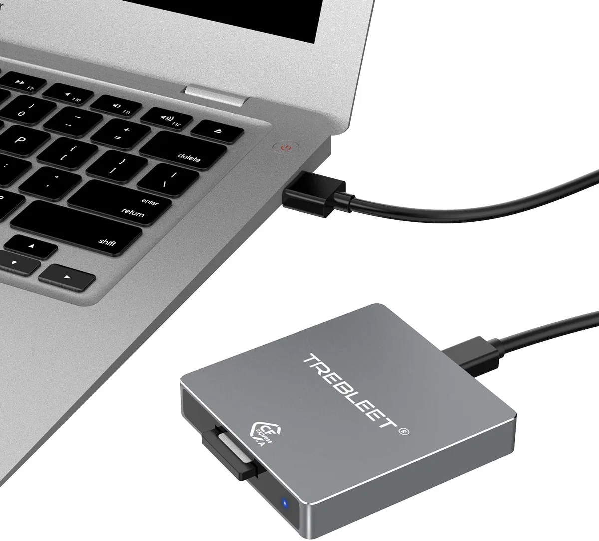 TREBLEET TREBLEET CFexpress Type A Card Reader USB 3.1 Gen 2 10Gbps Space Gray — product photo