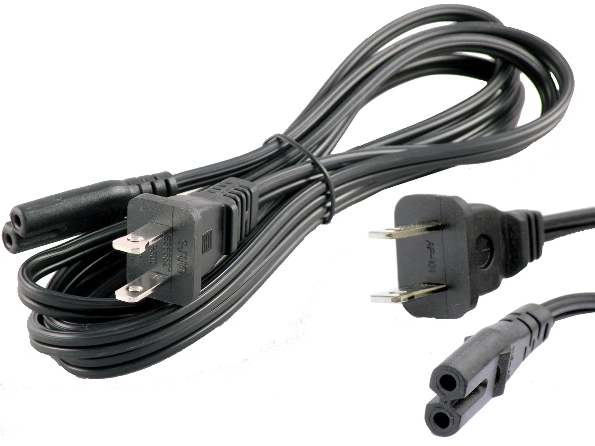 iTekiro iTekiro 4 ft NEMA 1-15P to C7 IEC Power Cord 18 AWG — product photo