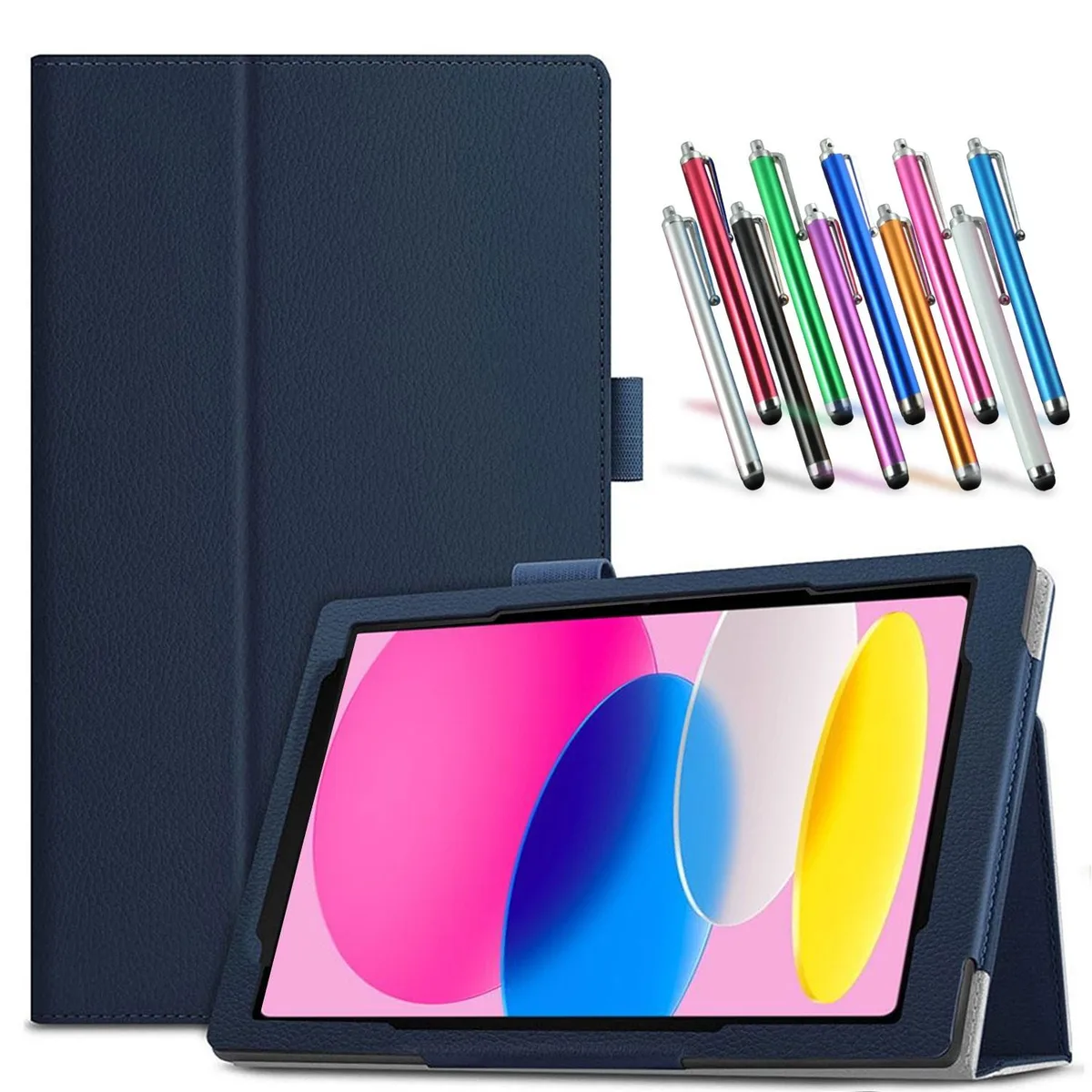 anicestore anicestore Flip Case iPad 11th/10th Gen 11"/10.9" Blue with Stylus — product photo