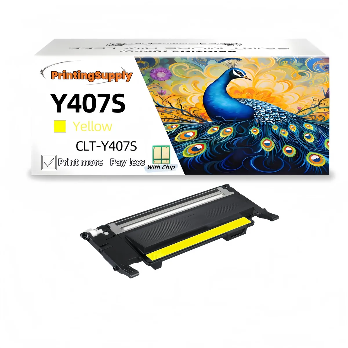 Aster Graphics Inc Aster Graphics Inc CLT-Y407S Yellow Toner Cartridge — product photo