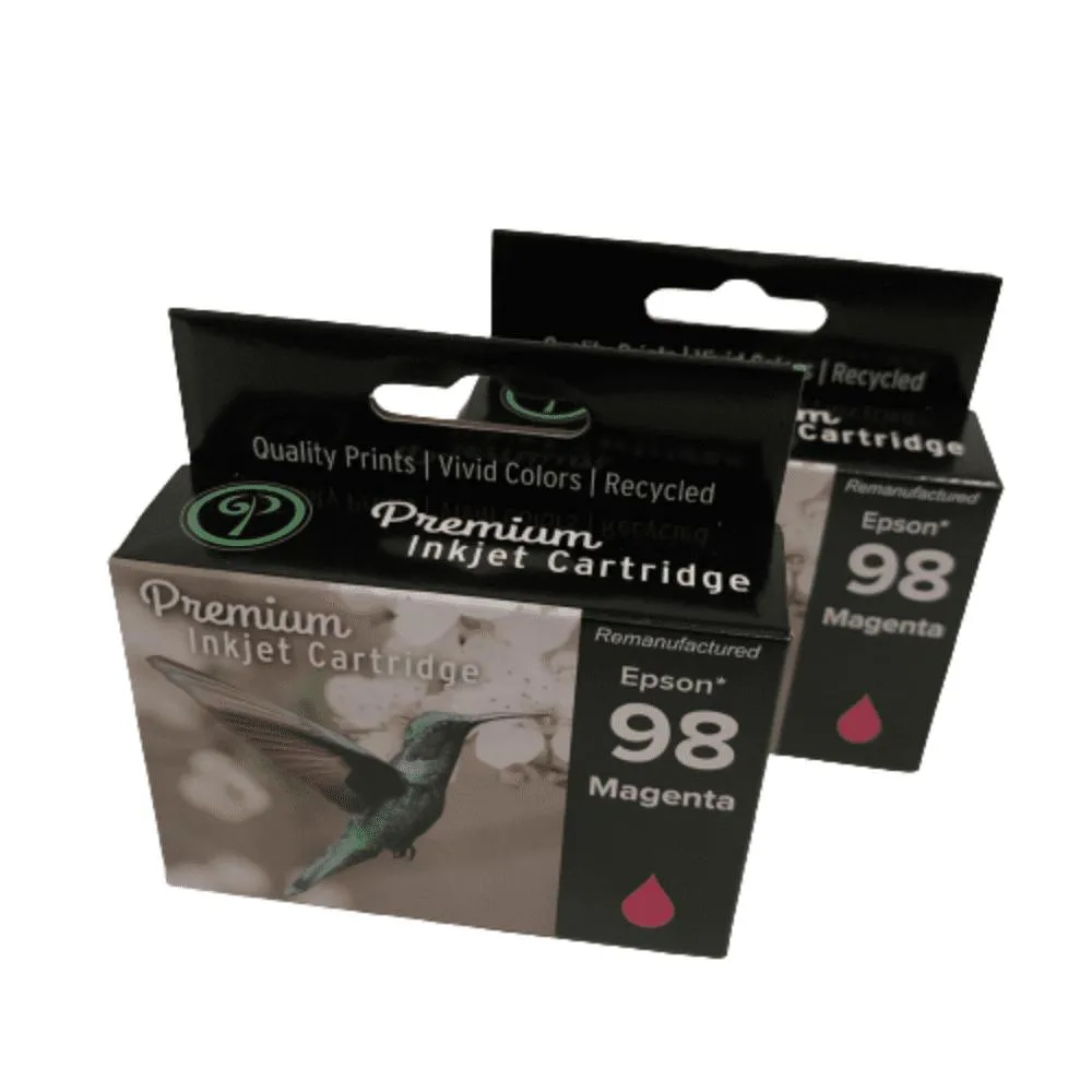 Ninestar Technology Ninestar Technology 2 Pack High-Yield Magenta Ink Cartridge Epson 98 99 T0983 — product photo