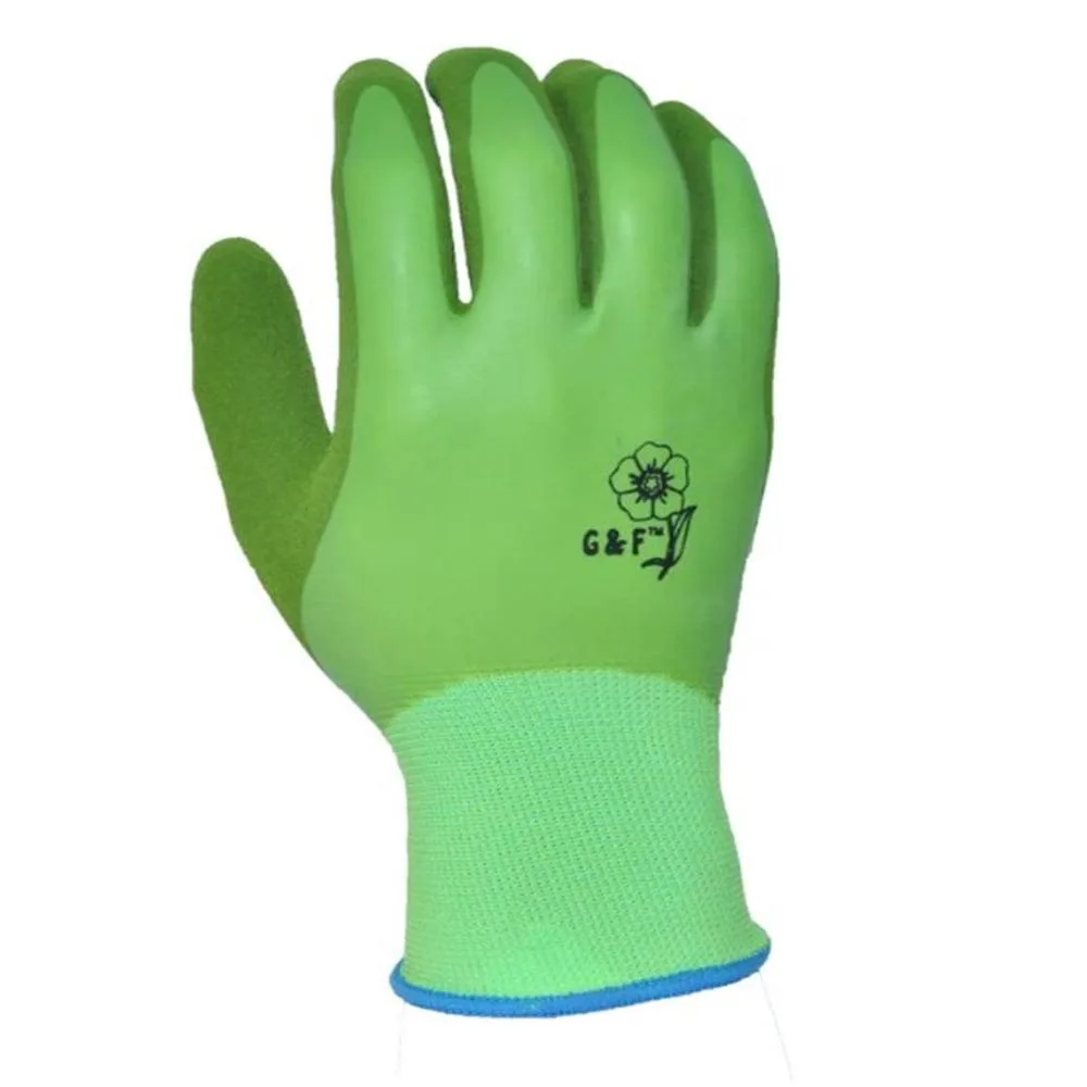 G &amp; F Products G &amp; F Products Aqua Gardening Women Gloves Large Green — product photo