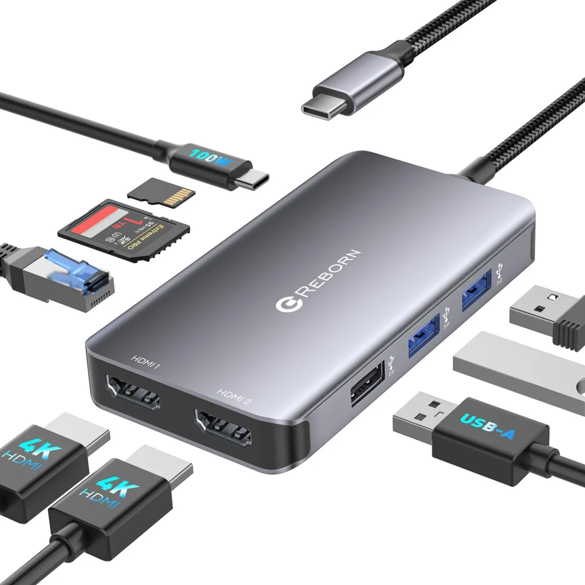  Belkin 9-in-1 USB-C Docking Station Dual Monitor — product photo