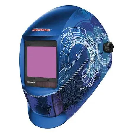 Westward Westward 44R230 Auto-Darkening Welding Helmet Shade 6-9/9-13 Blue/White — product photo