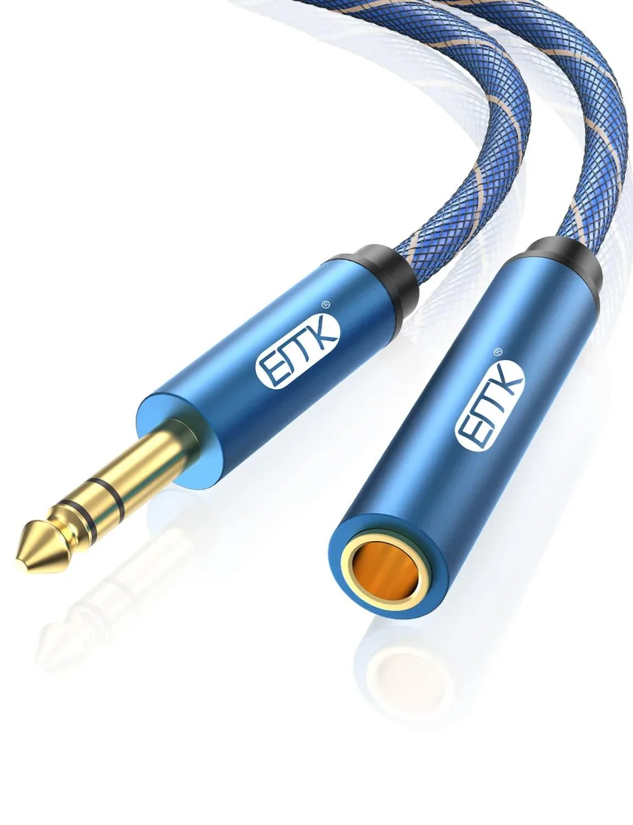 Brainwavz Brainwavz 6.35 mm Male to Female Stereo Extension Cable 6.6 ft — product photo