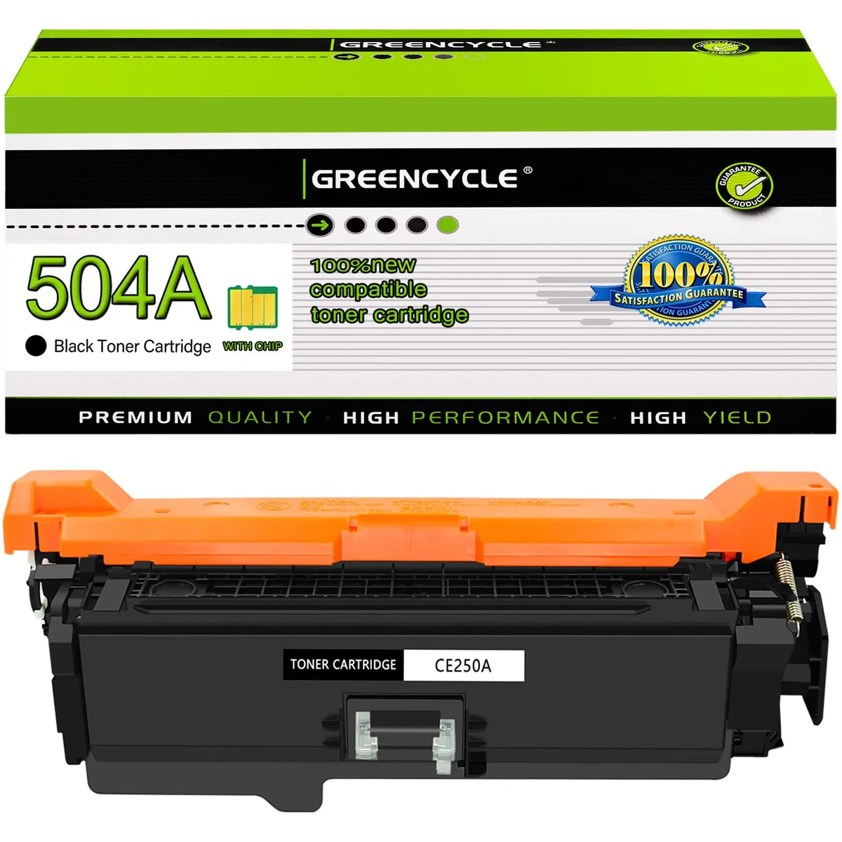 GREENCYCLE GREENCYCLE 504A CE250A Black Toner Cartridge 5000 pages — product photo