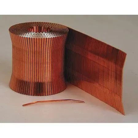 Box of copper-coloured coil staples, 24000 pieces