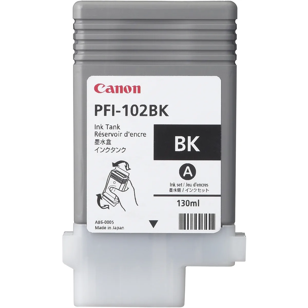Canon Canon 0895B001 PFI-102 Black ink cartridge 130 ml — product photo