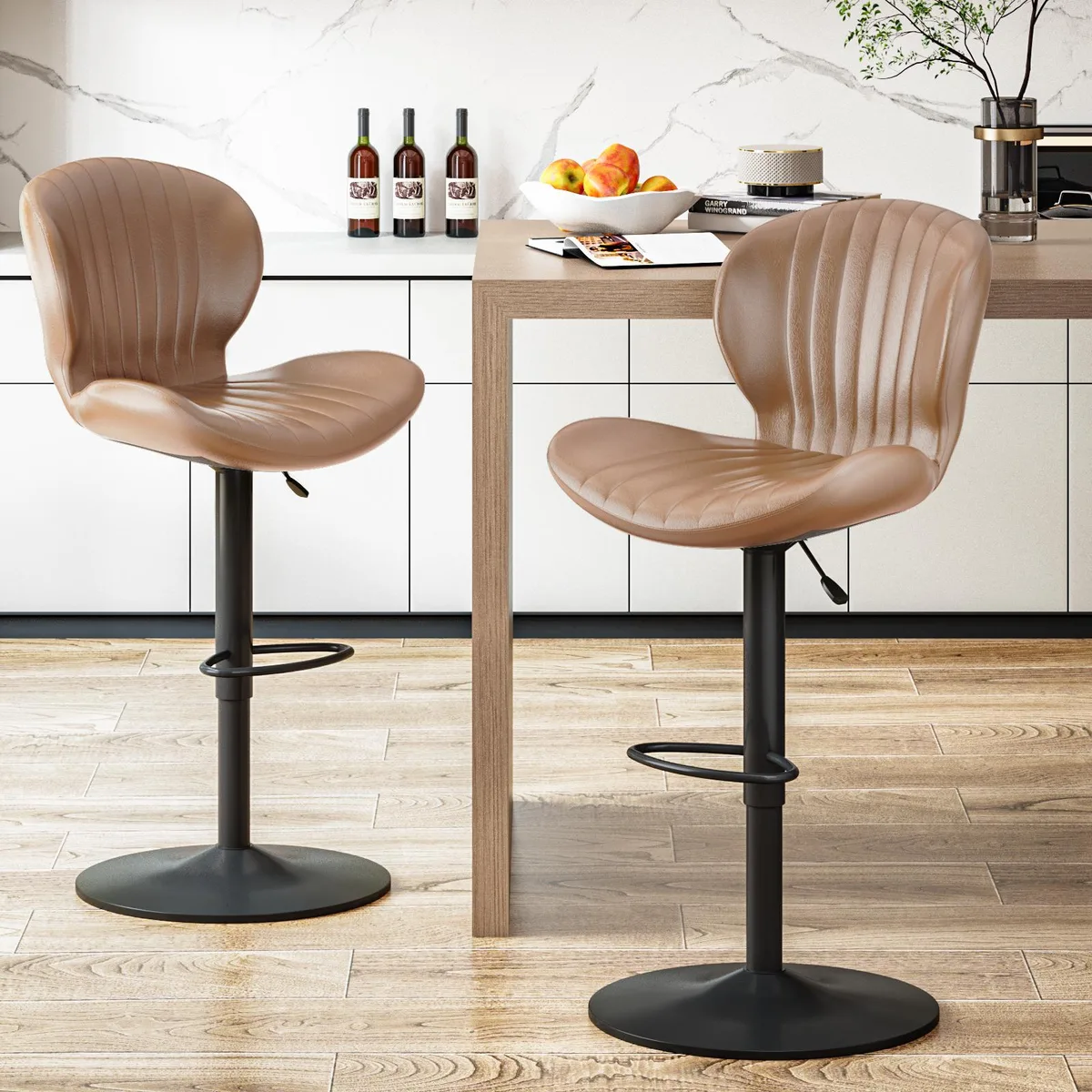 Vitesse Vitesse Adjustable Barstool Set of 2 Whisky — product photo