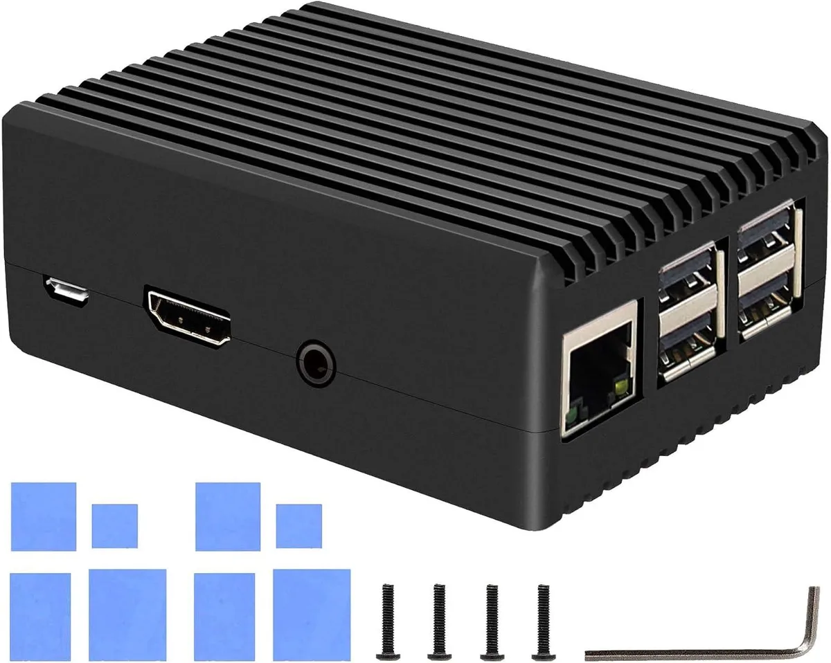 MCDODO MCDODO P252 Aluminum Case for Raspberry Pi 3B+/3B/2B — product photo