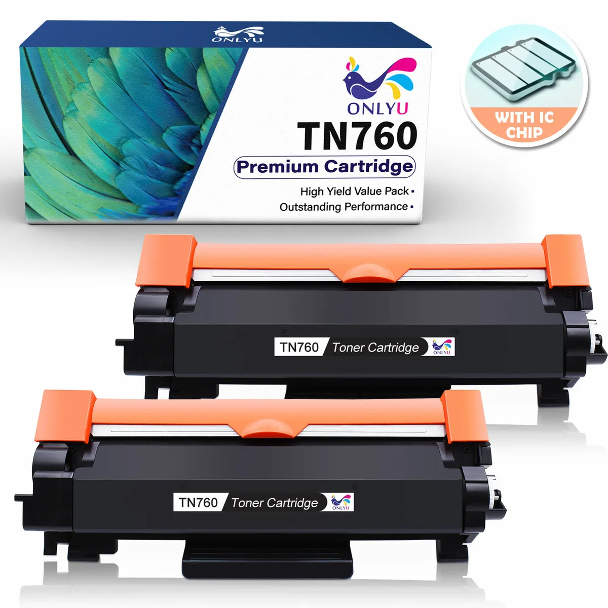 OmniTrade OmniTrade TN760 2PK Black Toner Cartridge 3000 Pages — product photo