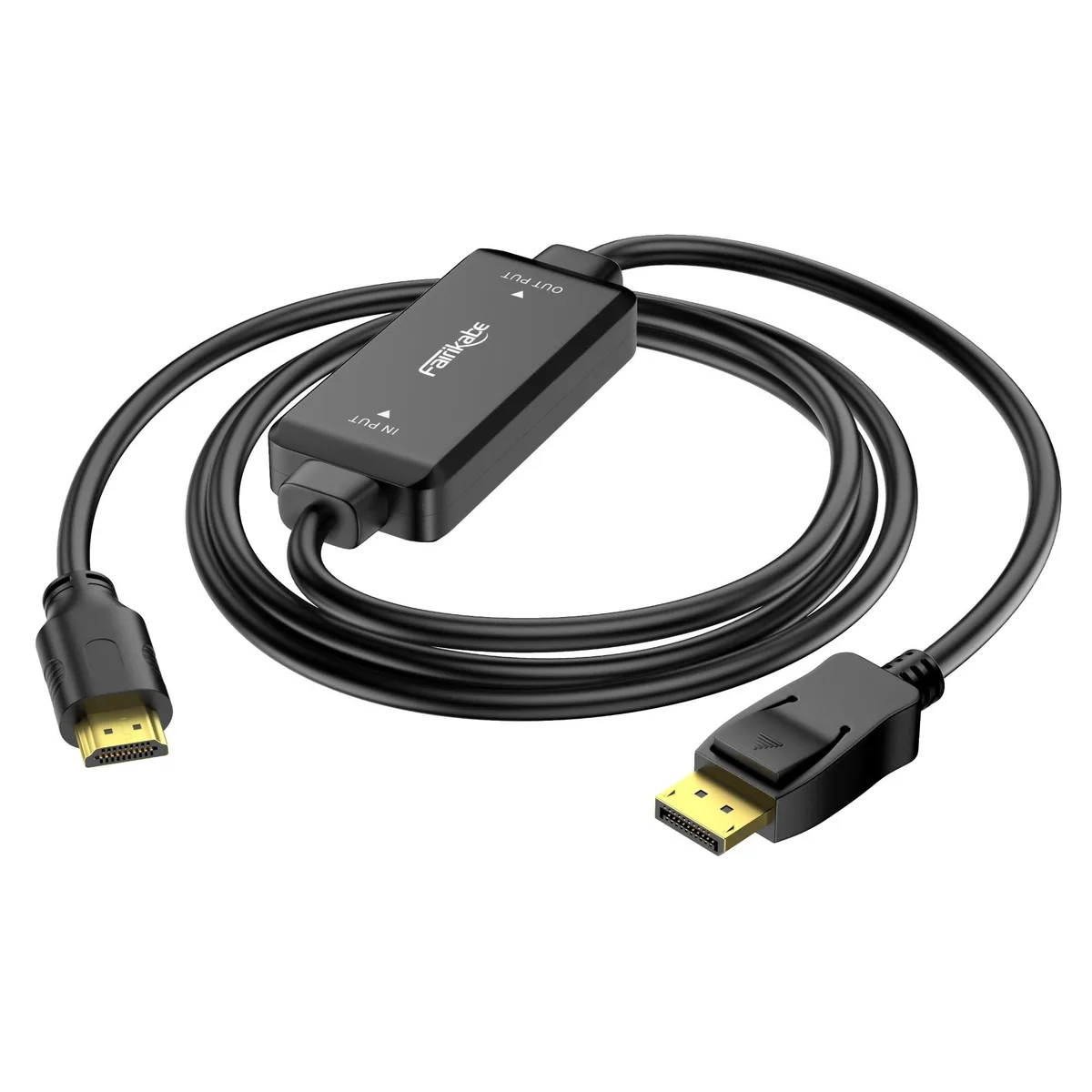 BESIGN BESIGN HDMI to DisplayPort 4K@60Hz 1.5m Cable 2 in 1 accessory — product photo
