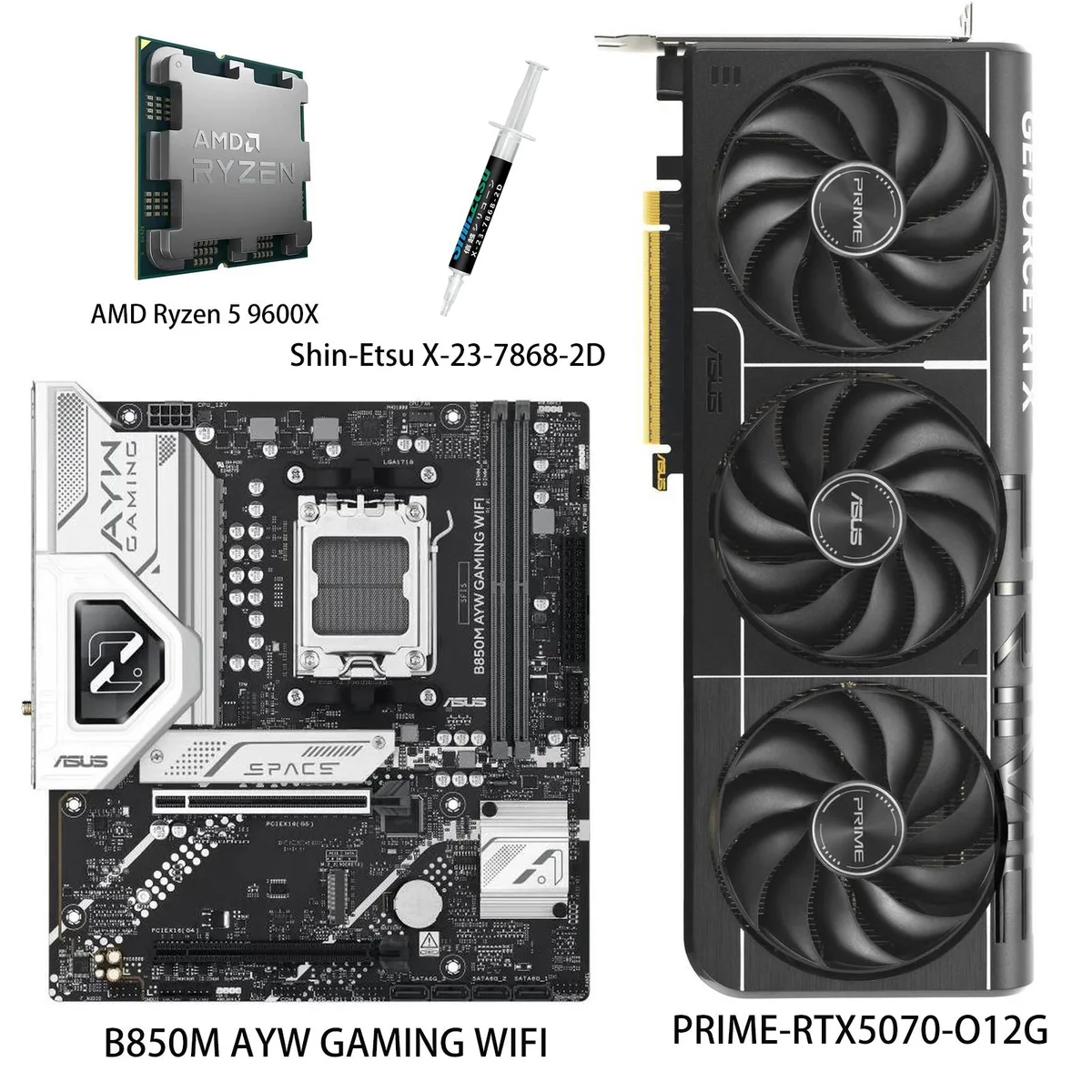 ASUS ASUS PRIME GeForce RTX 5070 12GB graphics card — product photo