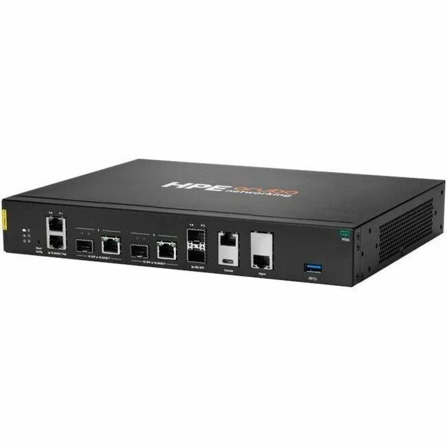 HP HP S5H02A Aruba 9106 wireless router 4 ports 10 Gigabit Ethernet — product photo