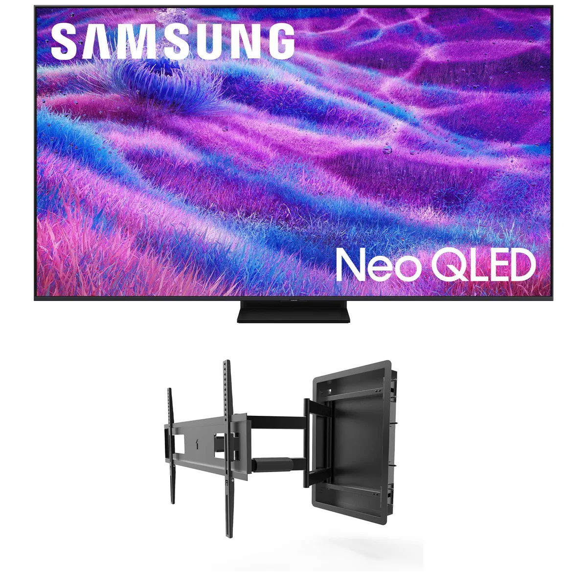 SAMSUNG SAMSUNG QN55QN80FAFXZA 55" Neo QLED QN80F 4K 120Hz TV + Kanto R500 Mount — product photo