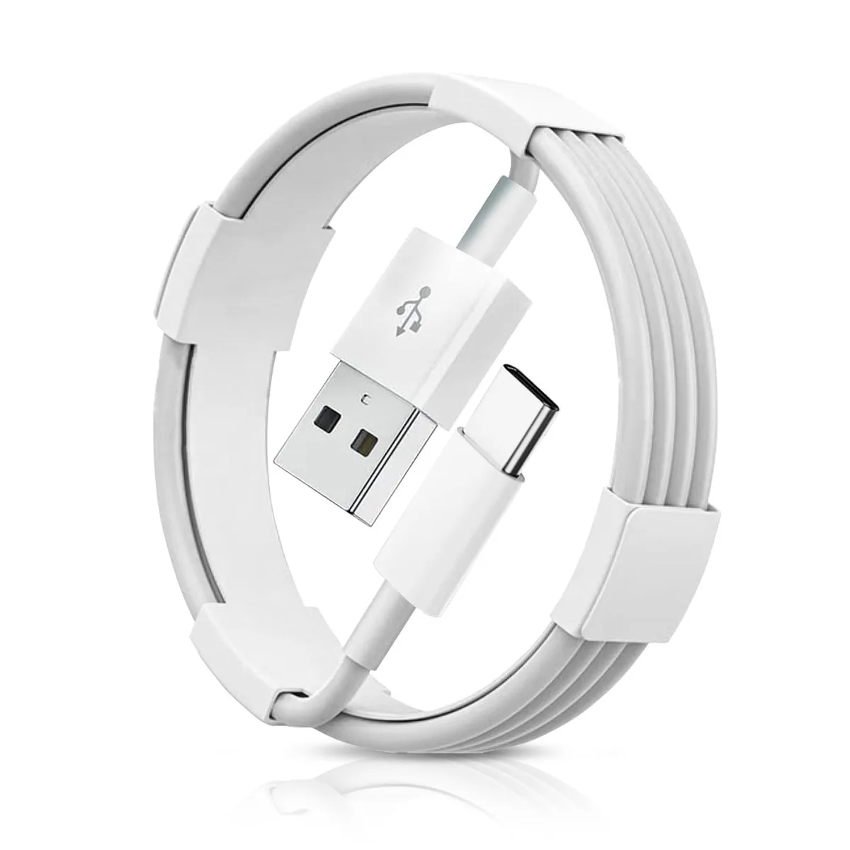  Apple CarPlay Cable Samsung Gala USB-C to USB-C 3 ft Orange 40W — product photo