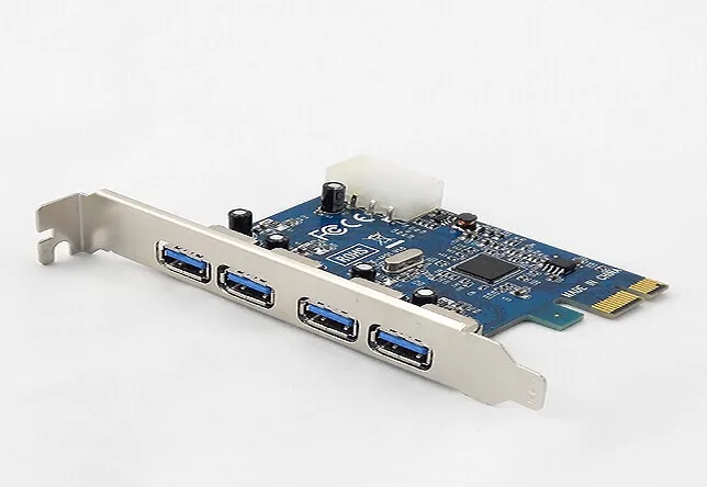 TeKit TeKit 4x USB 3.0 PCI-e Controller Card with Molex Power — product photo