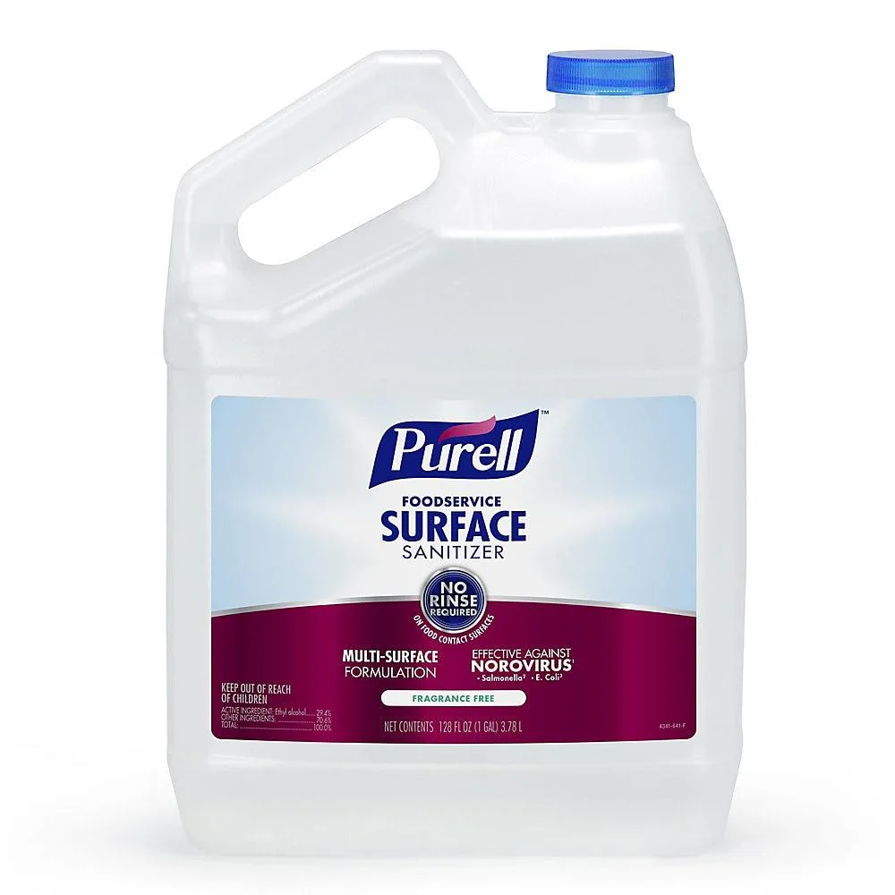 GOJO GOJO 4341-04 Purell Foodservice Surface Sanitizer Cleaning 4 pack 30 seconds — product photo