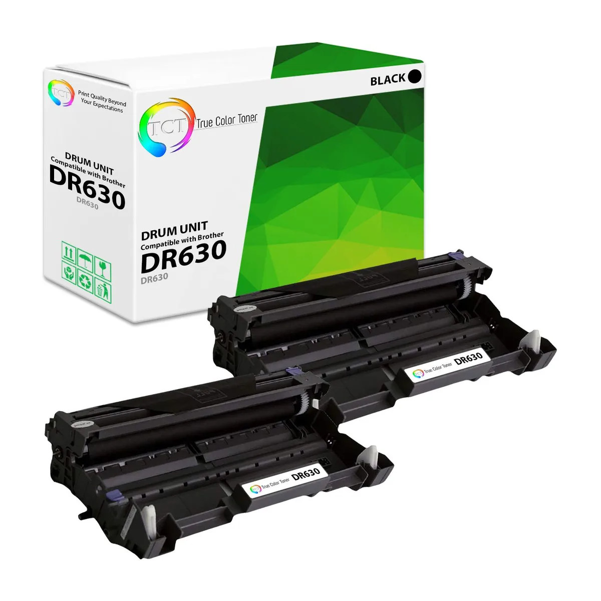 TCT TCT DR-630 Drum Unit 2 Pack Black 12000 Pages — product photo