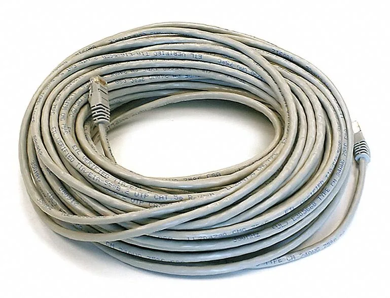 Monoprice Inc. Monoprice 100147 Cat5e Network Ethernet Cable 100 Feet Gray 24AWG 350MHz UTP — product photo