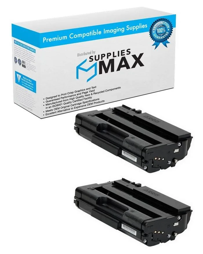 SuppliesMax SuppliesMax Compatible Toner Cartridge 2-Pack 3500 Pages for Savin SP-310/311/325 Series — product photo