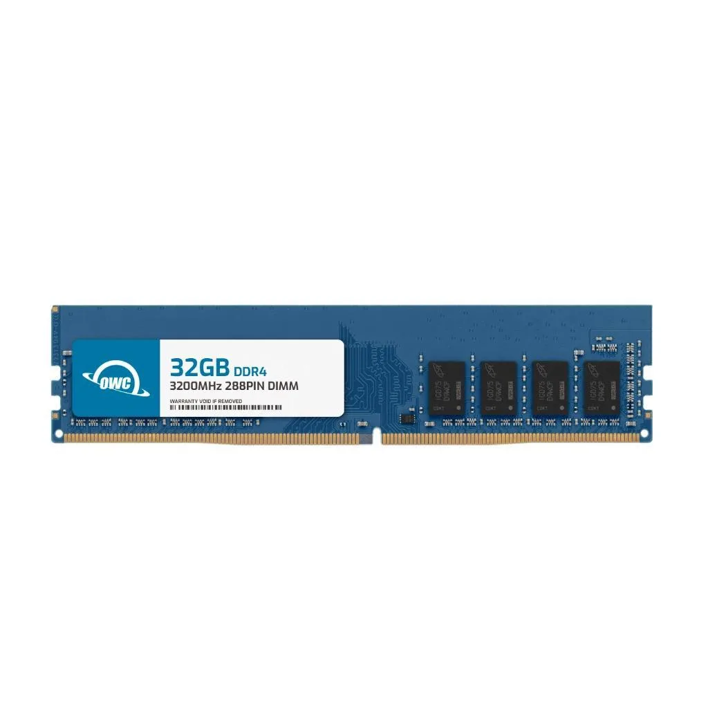 OWC OWC 32GB DDR4 3200 CL22 2Rx8 288-pin 1.2V Non-ECC UDIMM memory upgrade — product photo