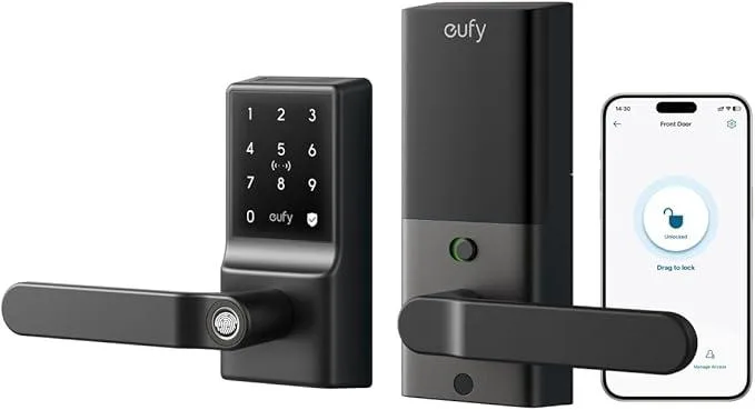 eufy eufy Smart Lock C33 smart door lock Black — product photo